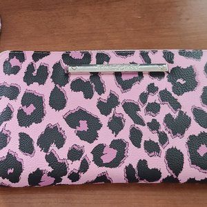 Betseyville by Betsey Johnson Pink Leopard Wristlet- Used-Rare